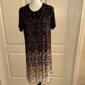 Rafaella Abstract Print Dress - Size Medium